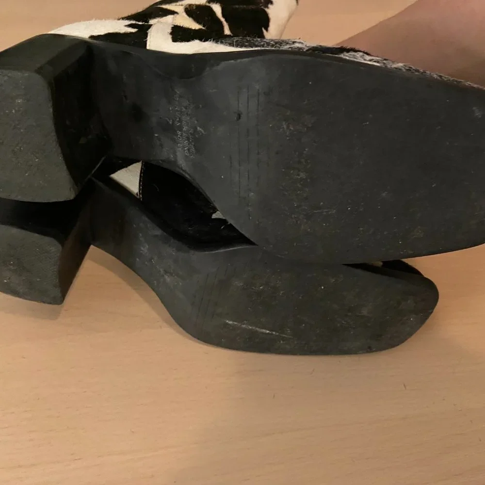 Cowhide Ankle Boot by INTENTIONALLY BLANK - Picture 5 of 5
